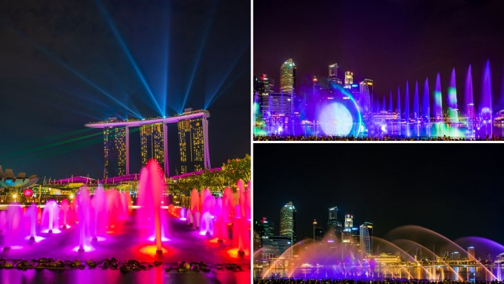 Things to do in Singapore? Watch the Spectra Fountain Show